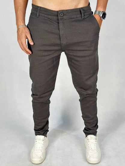 Calça Masculina Alfaiataria Social Sarja Skinny GrifeX™