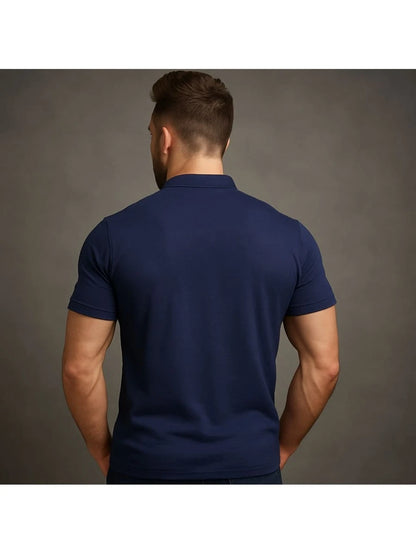 Camiseta Gola Padre Masculina Slim GrifeX™