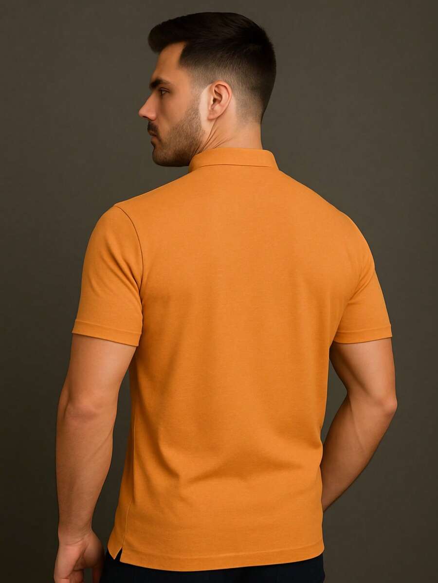 Camiseta Gola Padre Masculina Slim GrifeX™