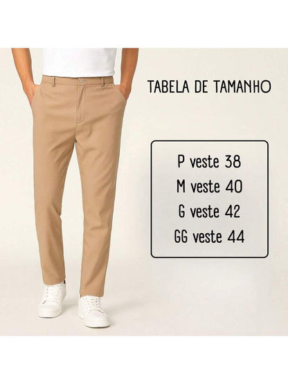 Calça Alfaiataria Slim Social Fino GrifeX™