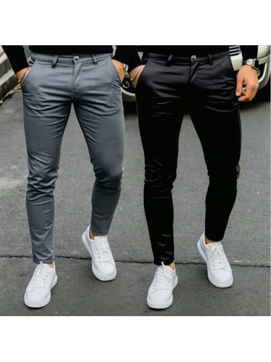 Kit 2 Calças Sarja Social Fit GrifeX™