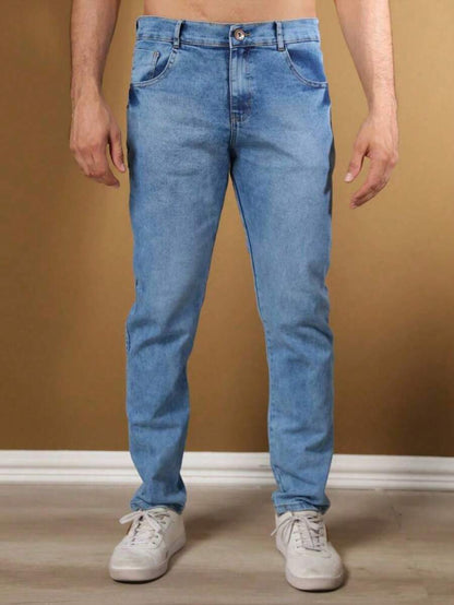 Calça Jeans Básica Masculina Elastano GrifeX™