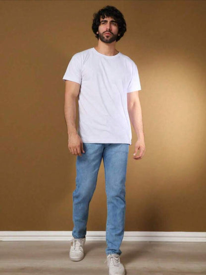 Calça Jeans Básica Masculina Elastano GrifeX™