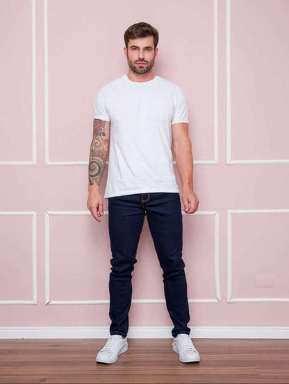 Calça Jeans Básica Masculina Elastano GrifeX™