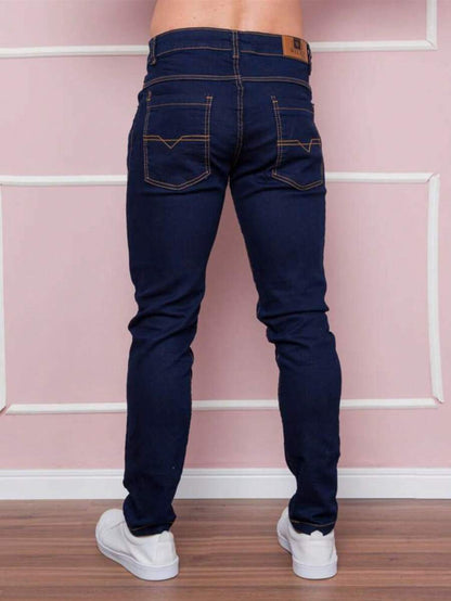 Calça Jeans Básica Masculina Elastano GrifeX™