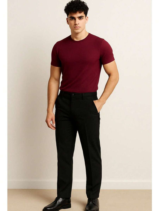 Camiseta Masculina Casual Slim Social GrifeX™