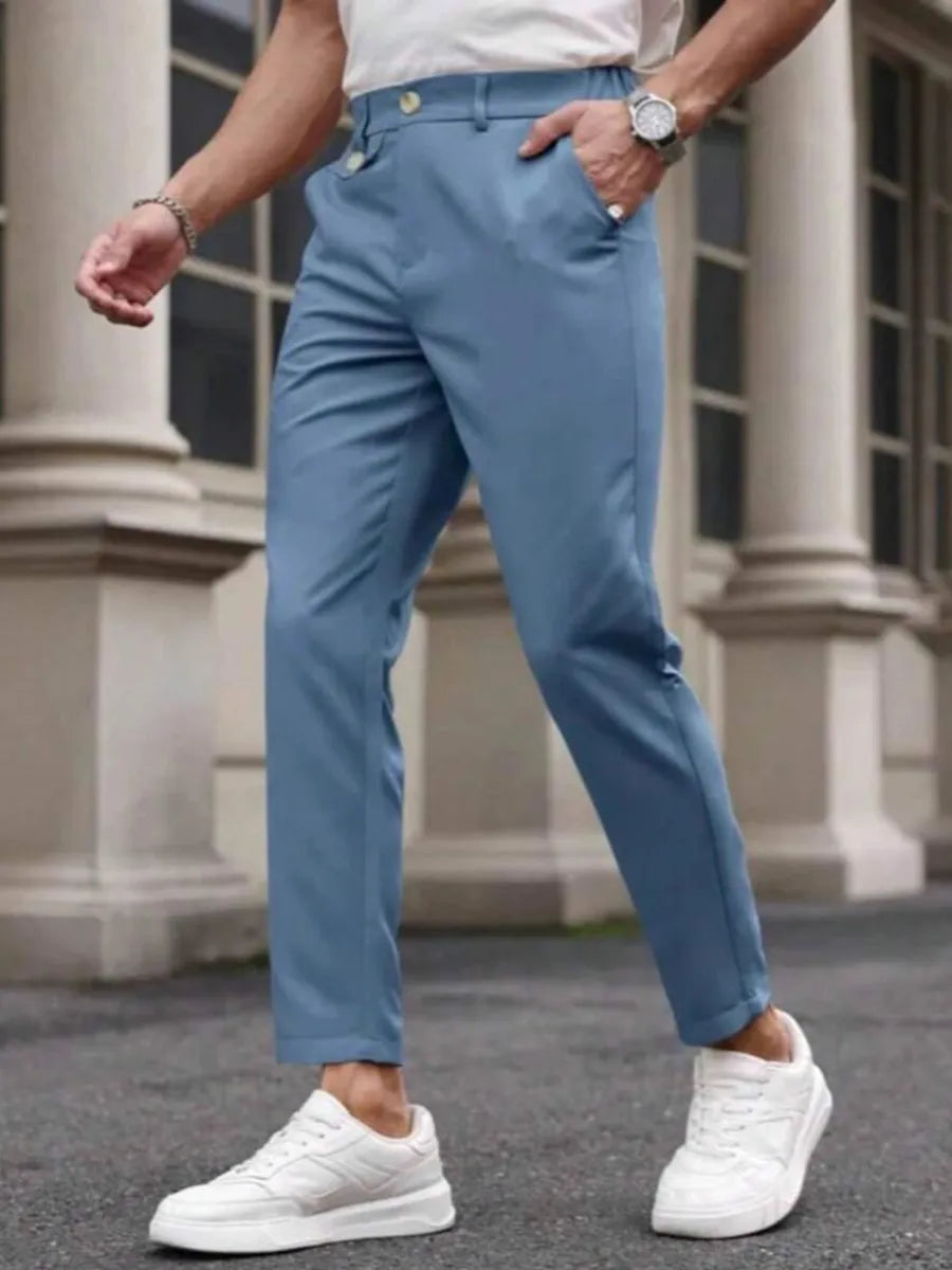 Calça Masculina Social Estilo Casual Alfaiataria GrifeX™