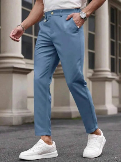 Calça Masculina Social Estilo Casual Alfaiataria GrifeX™