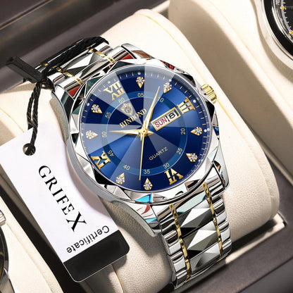 Relógio Diplomat Aço Day-Date GrifeX™