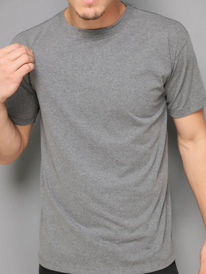 Camiseta Masculina 100% Algodão Básica GrifeX™