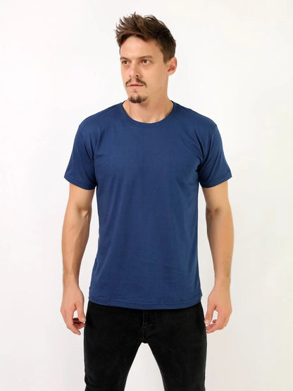 Camiseta Masculina 100% Algodão Básica GrifeX™