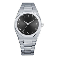Pulseira Prata / Mostrador Black Piano