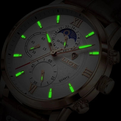 Relógio Aviator Chronograph Couro GrifeX™