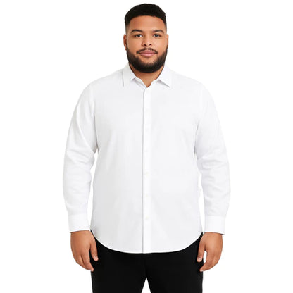Camisa Minimal Plus Size Manga Longa GrifeX™