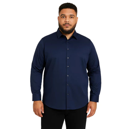 Camisa Minimal Plus Size Manga Longa GrifeX™