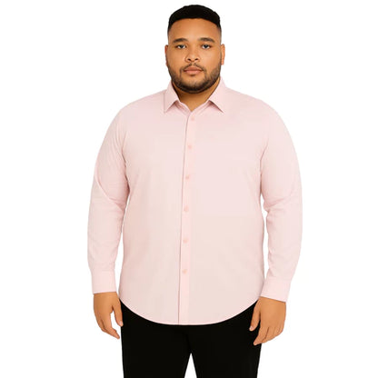 Camisa Minimal Plus Size Manga Longa GrifeX™