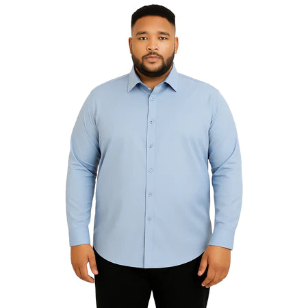 Camisa Minimal Plus Size Manga Longa GrifeX™