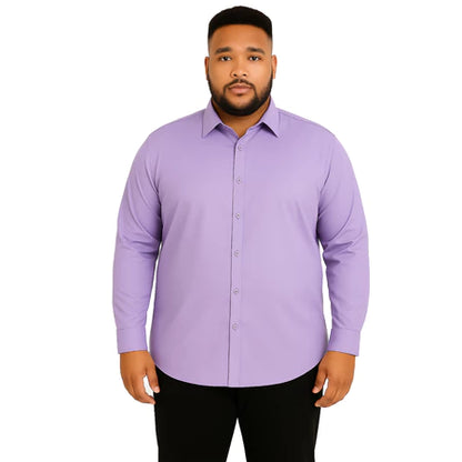 Camisa Minimal Plus Size Manga Longa GrifeX™